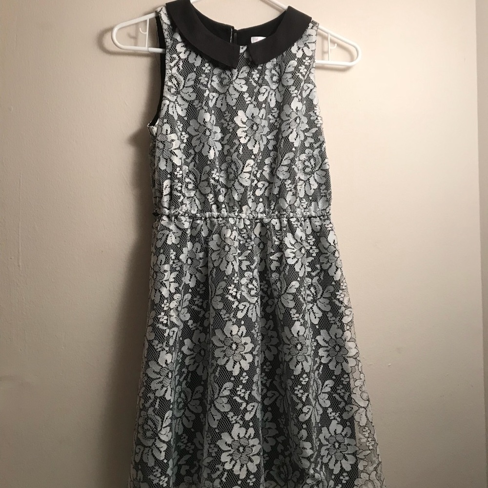 black lace dress